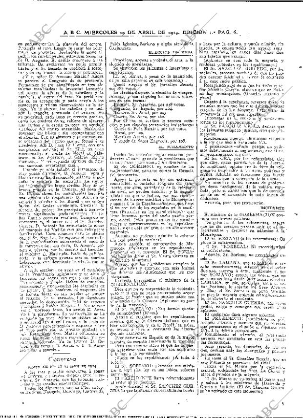 ABC MADRID 29-04-1914 página 6