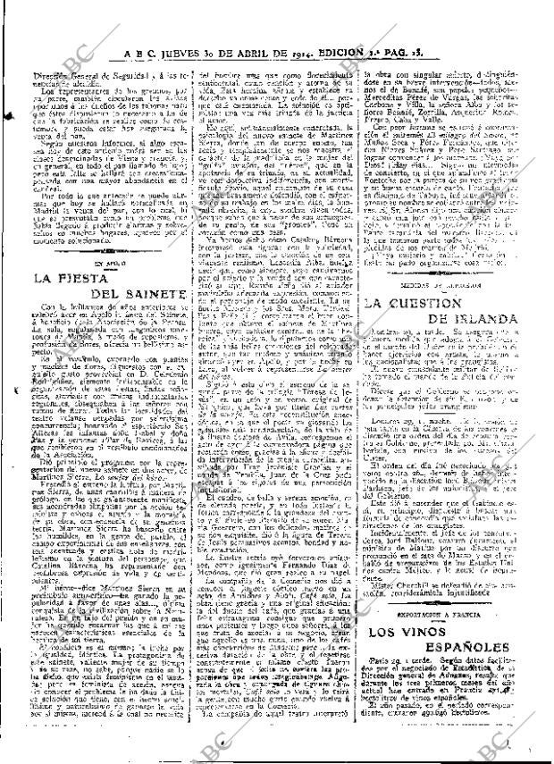 ABC MADRID 30-04-1914 página 15