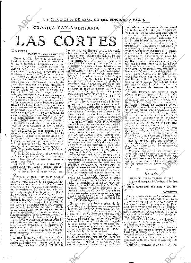 ABC MADRID 30-04-1914 página 7