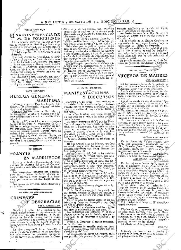 ABC MADRID 04-05-1914 página 13