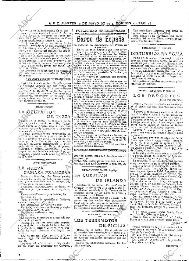 ABC MADRID 12-05-1914 página 16