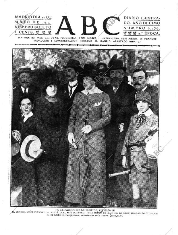 ABC MADRID 17-05-1914 página 1