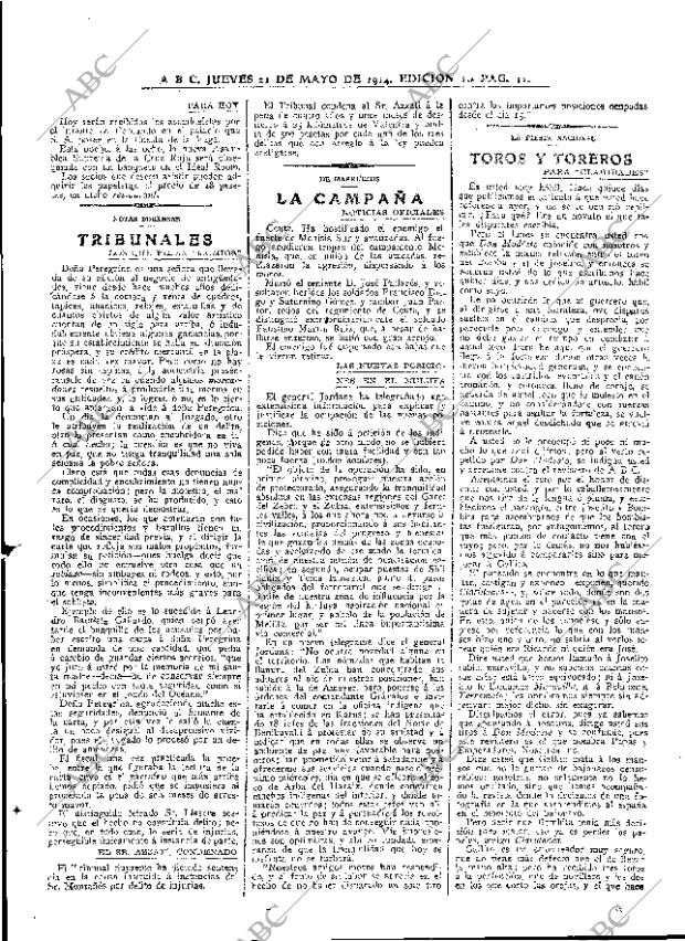 ABC MADRID 21-05-1914 página 11