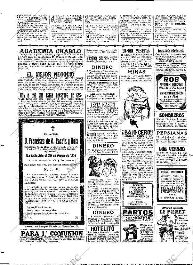 ABC MADRID 22-05-1914 página 22