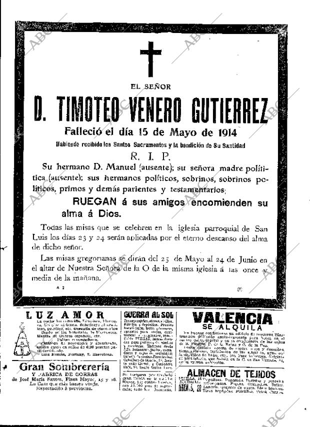 ABC MADRID 22-05-1914 página 23