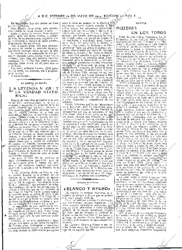 ABC MADRID 22-05-1914 página 5