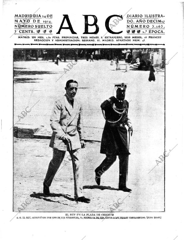 ABC MADRID 24-05-1914 página 1