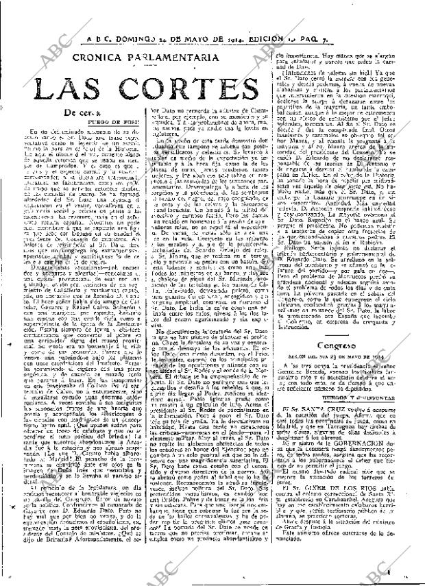 ABC MADRID 24-05-1914 página 7