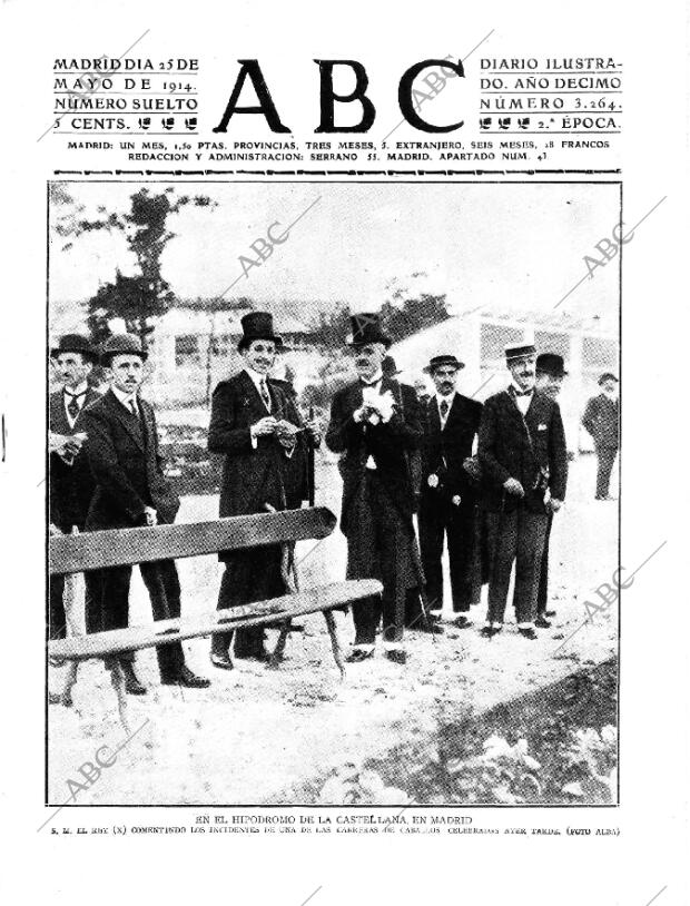 ABC MADRID 25-05-1914 página 1