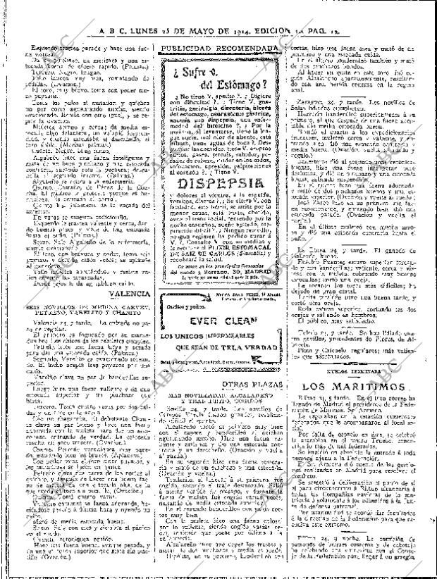 ABC MADRID 25-05-1914 página 12