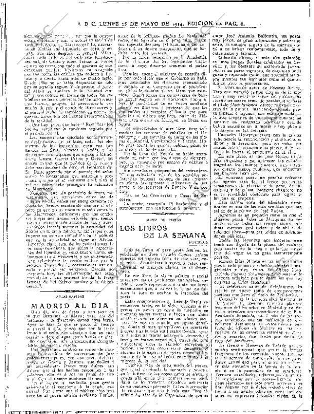 ABC MADRID 25-05-1914 página 6