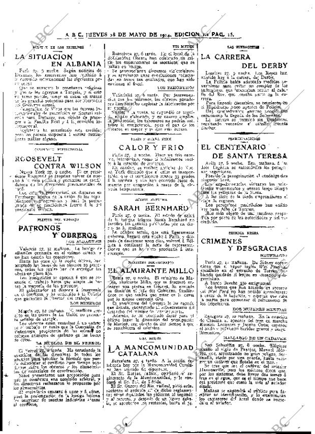 ABC MADRID 28-05-1914 página 15