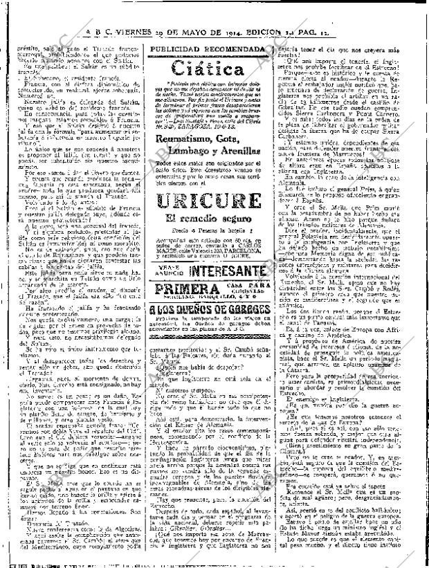 ABC MADRID 29-05-1914 página 12