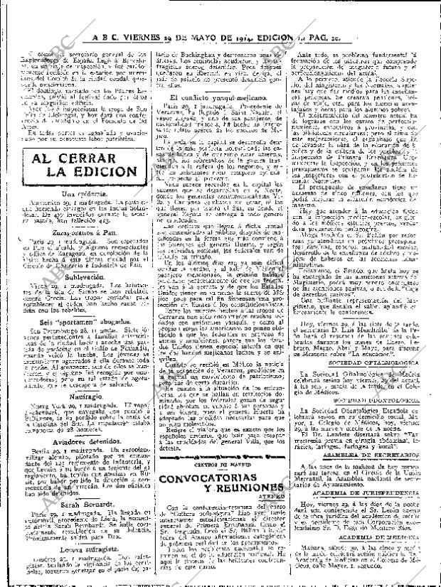 ABC MADRID 29-05-1914 página 20