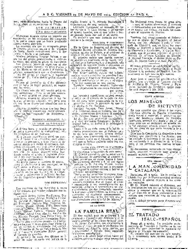 ABC MADRID 29-05-1914 página 6