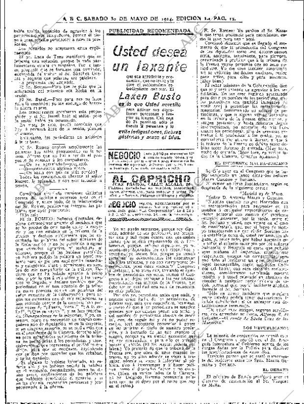 ABC MADRID 30-05-1914 página 12