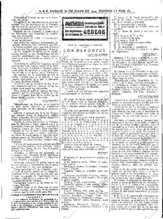 ABC MADRID 30-05-1914 página 13