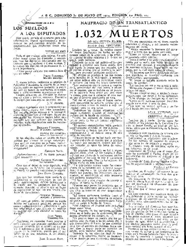 ABC MADRID 31-05-1914 página 11