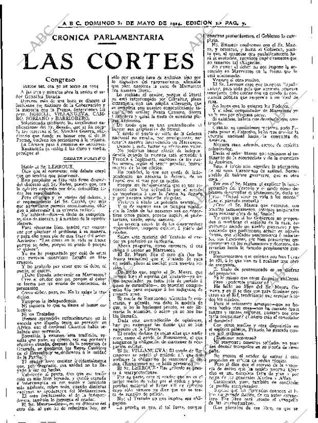 ABC MADRID 31-05-1914 página 7