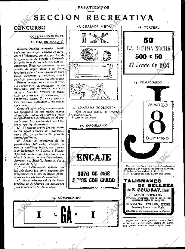 BLANCO Y NEGRO MADRID 31-05-1914 página 52