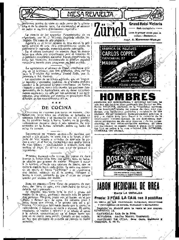 BLANCO Y NEGRO MADRID 31-05-1914 página 9