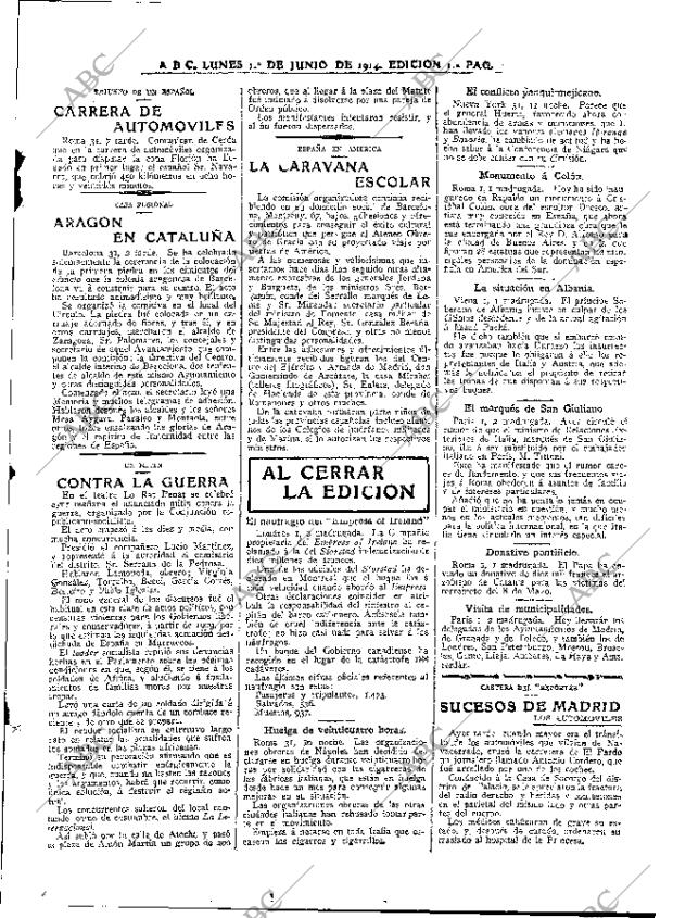 ABC MADRID 01-06-1914 página 15