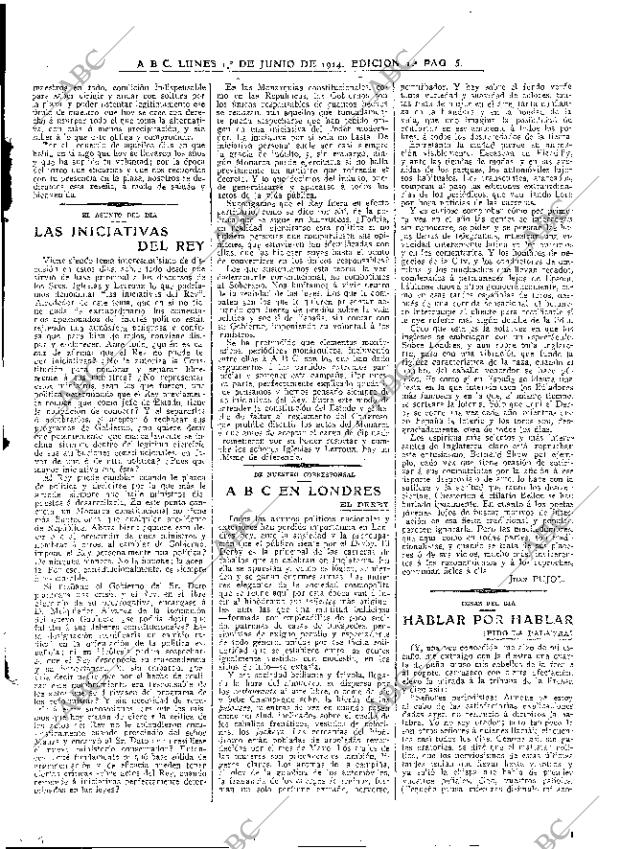 ABC MADRID 01-06-1914 página 5