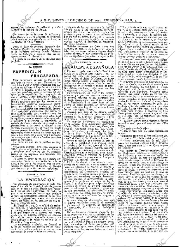 ABC MADRID 01-06-1914 página 7