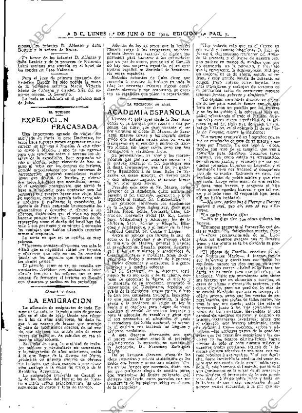 ABC MADRID 01-06-1914 página 7