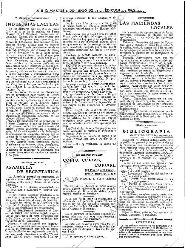 ABC MADRID 02-06-1914 página 21