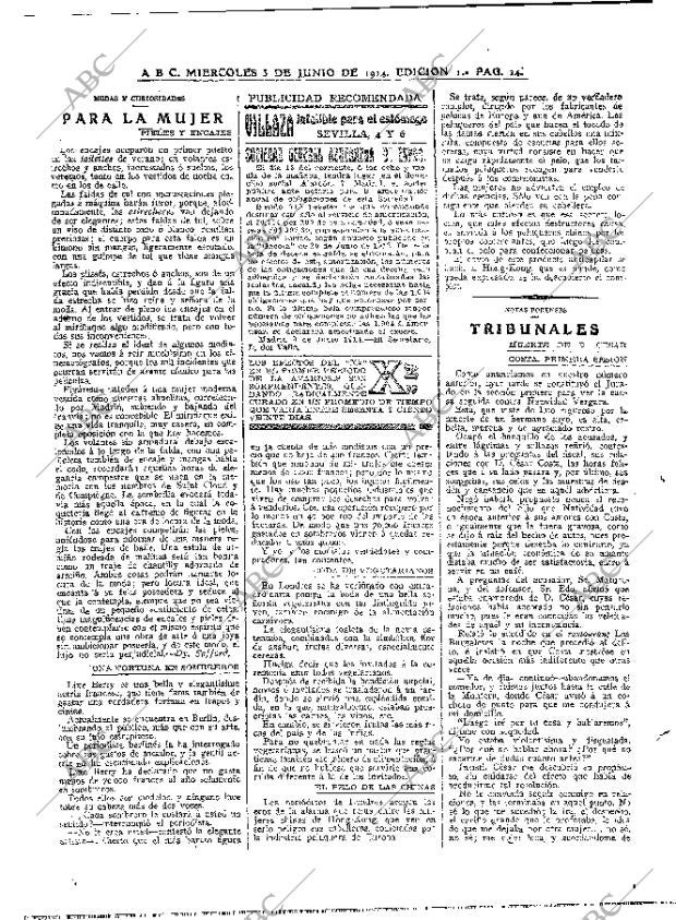 ABC MADRID 03-06-1914 página 14