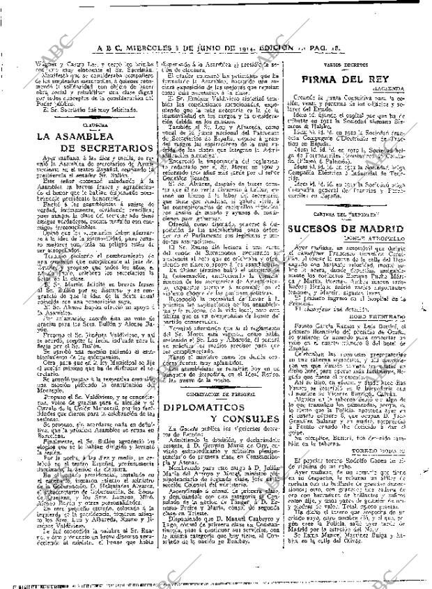 ABC MADRID 03-06-1914 página 18