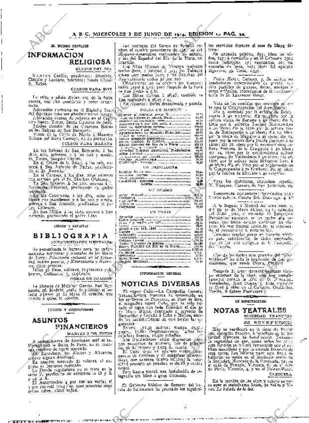 ABC MADRID 03-06-1914 página 20