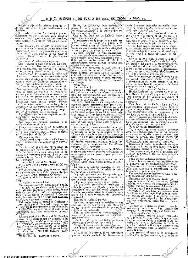 ABC MADRID 11-06-1914 página 10