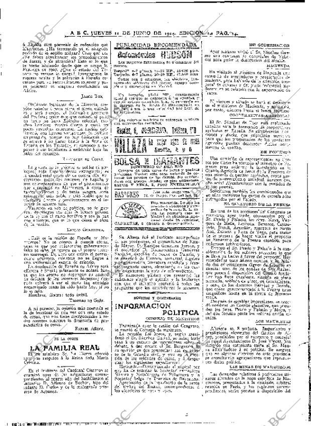 ABC MADRID 11-06-1914 página 14