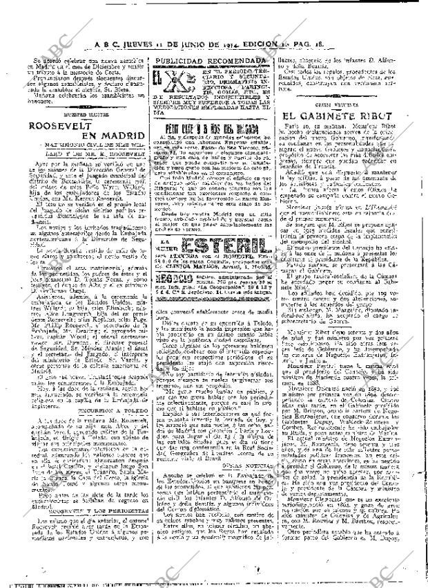 ABC MADRID 11-06-1914 página 18