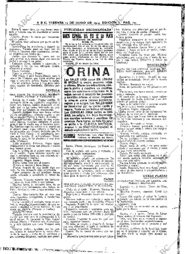 ABC MADRID 12-06-1914 página 10
