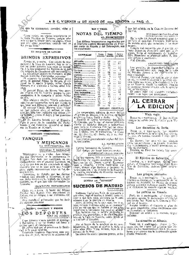 ABC MADRID 12-06-1914 página 13