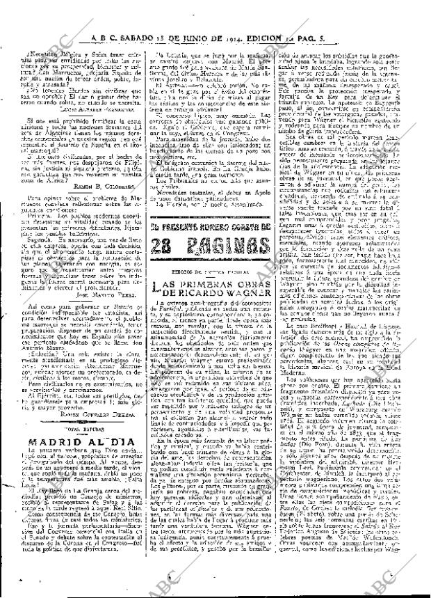 ABC MADRID 13-06-1914 página 5