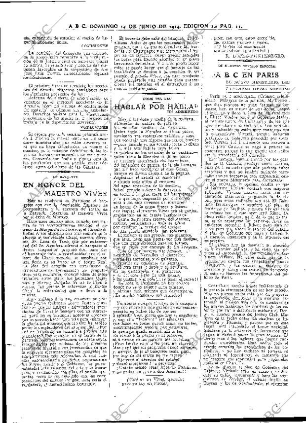 ABC MADRID 14-06-1914 página 11