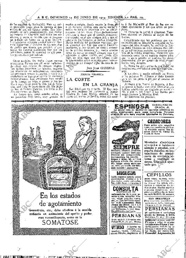 ABC MADRID 14-06-1914 página 12