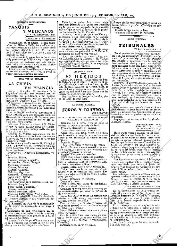ABC MADRID 14-06-1914 página 17