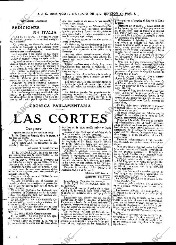 ABC MADRID 14-06-1914 página 5