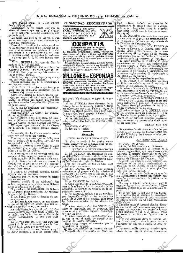 ABC MADRID 14-06-1914 página 9