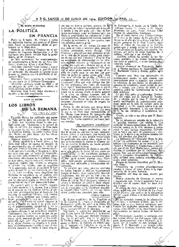 ABC MADRID 15-06-1914 página 17