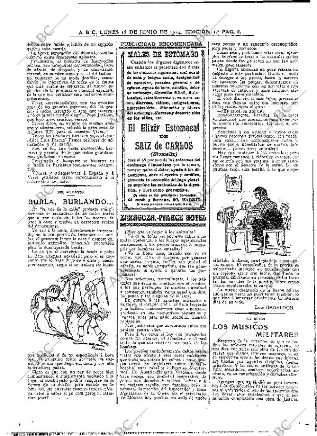 ABC MADRID 15-06-1914 página 6