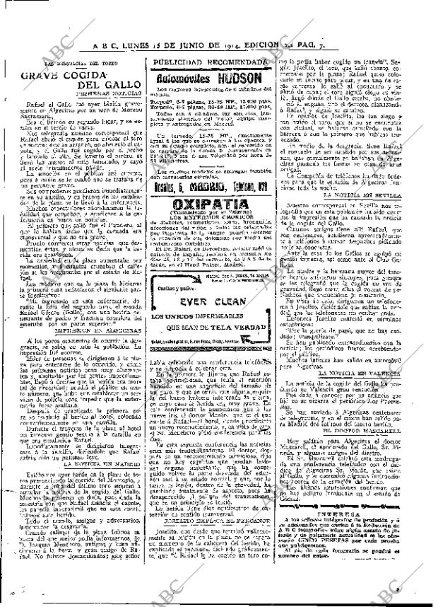 ABC MADRID 15-06-1914 página 7