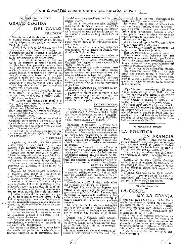 ABC MADRID 16-06-1914 página 17