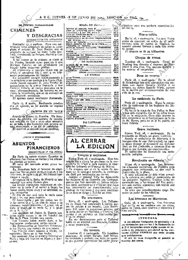 ABC MADRID 18-06-1914 página 19