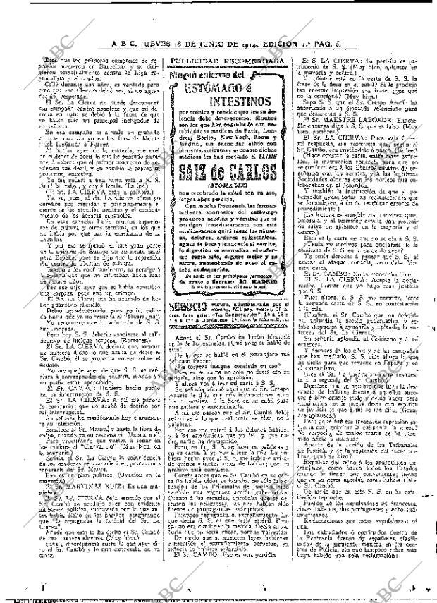 ABC MADRID 18-06-1914 página 6